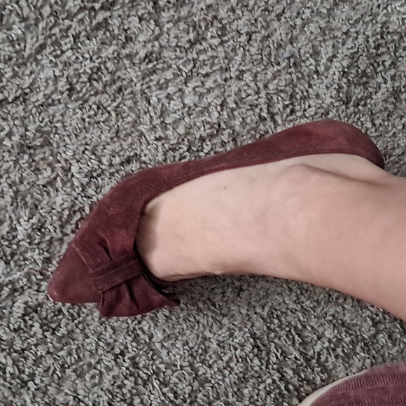 Prada Women's Red Suede Heels size 36 - Picture 2 of 4